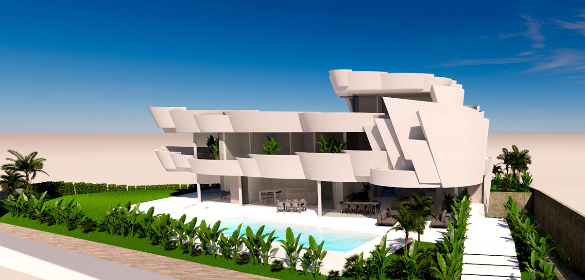 Designer single-family home. Luxury villa in Madrid. Modern unique architecture. Best architects in Madrid. www.martagonzalez.com